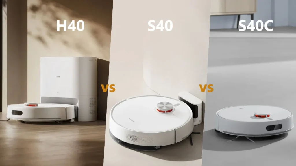 Xiaomi S40C, S40 ou H40: qual robô aspirador comprar em 2026?