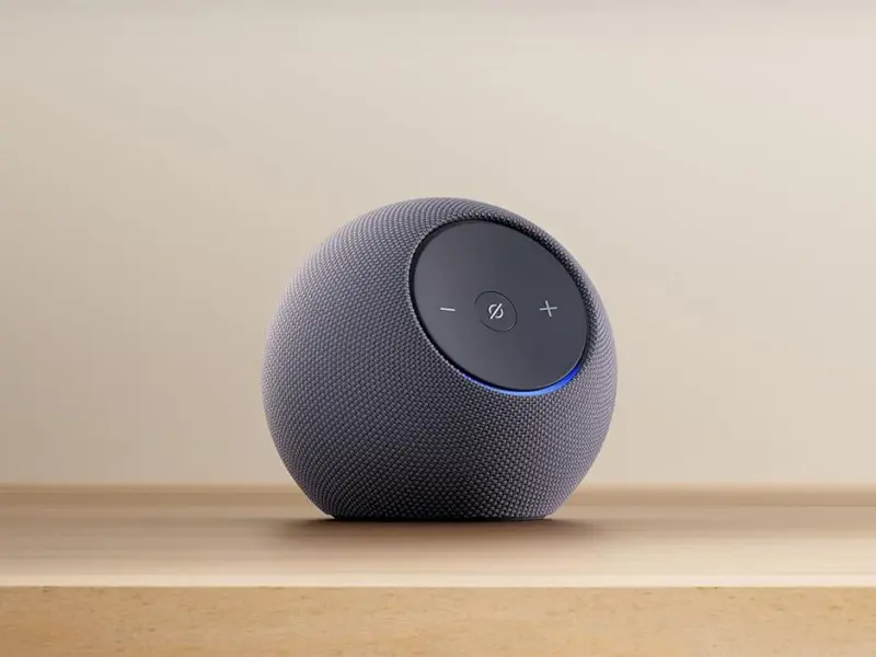 Amazon Echo Dot Max 2025 na cor grafite — smart speaker com hub de casa inteligente integrado
