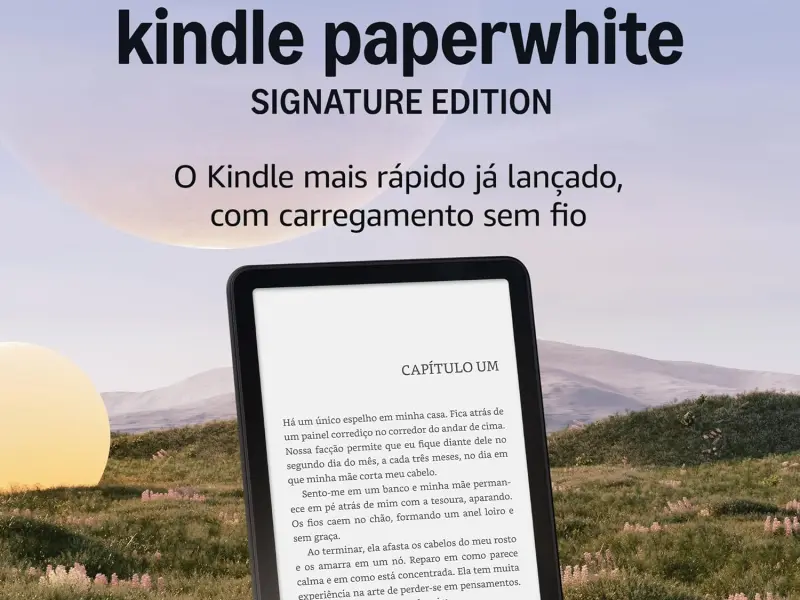 Kindle Paperwhite Signature Edition 32GB cor preta metálica