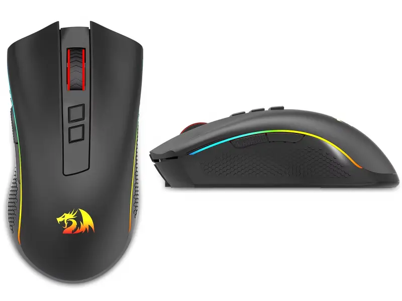 Redragon Cobra M711-PRO mouse gamer sem fio em cor preta