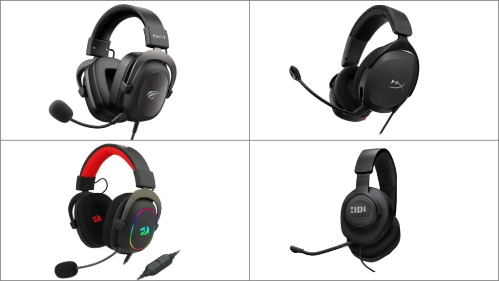 Melhor headset gamer custo-benefício em 2026: Havit H2002D, HyperX Cloud Stinger 2 Core, Redragon Zeus X e JBL Quantum 100 M2